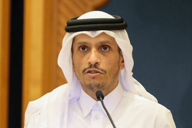 Qatars statsminister Mohammed bin Abdulrahman al-Thani sier de gjør små fremskritt, men at mulighetene for våpenhvile er små så lenge partene ikke har et felles mål. Bildet er tatt i juni i fjor.