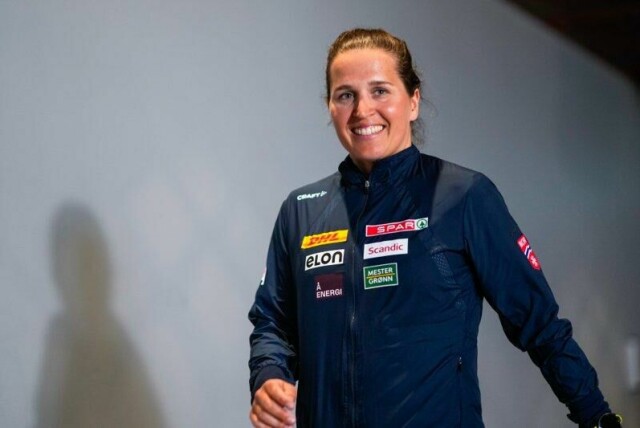 Tiril Udnes Weng da det nye langrennslandslaget ble presentert i Oslo sist uke.