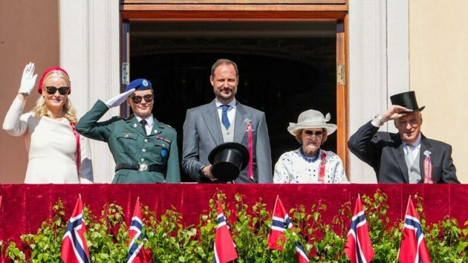 Prins Sverre Magnus var borte fra Slottsbalkongen i 2024. Prins Sverre Magnus var borte fra Slottsbalkongen i 2024. Foto: Heiko Junge / NTB