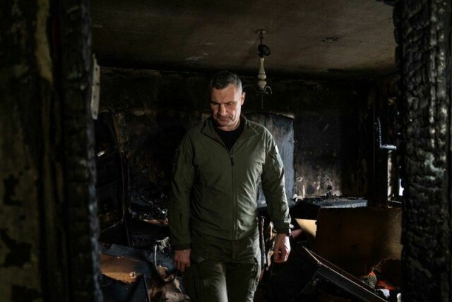 Ordfører i Kyiv Vitalij Klitsjko mottok en menneskerettighetspris i Tyskland denne helgen.