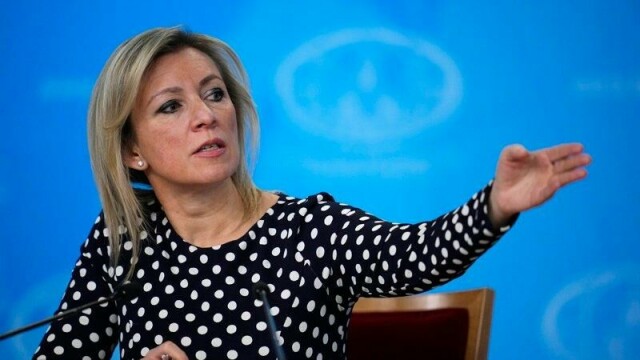 Talsperson for det russiske utenriksdepartementet, Maria Zhakarova, fotografert i Moskva i fjor.