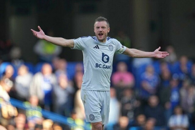 Jamie Vardy gir seg.