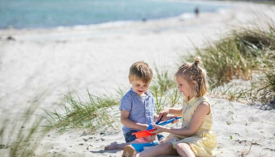 Det er deilig å være norsk i Danmark. Enda bedre er det å være barnefamilie på Saksild strand, en av de mest barnevennlige strendene i hele Danmark.
