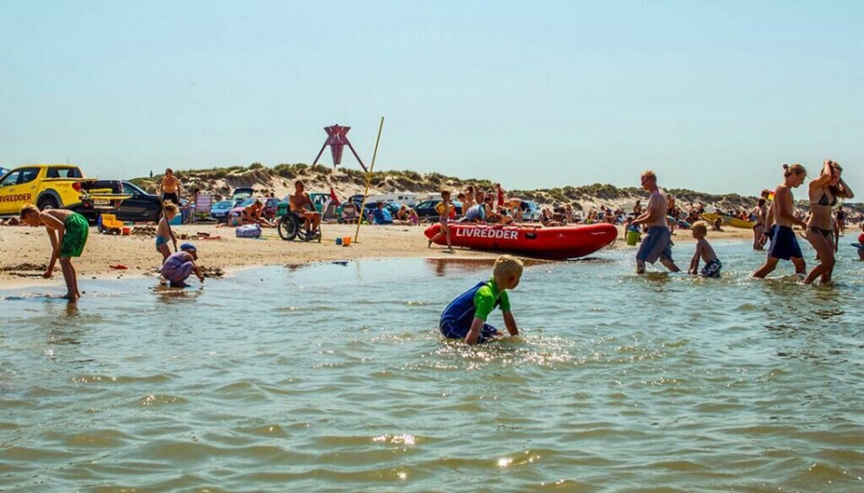 100 meter bred og kilometer land. Blokhus strand er virkelig en destinasjon i seg selv om du besøker Vest-Jylland.
