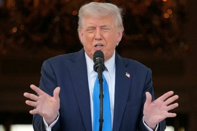 USAs president Donald Trump, her utenfor Det hvite hus tidligere denne uka.