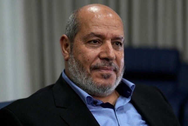 Hamas-leder Khalil al-Hayya presierer at Hamas ikke har avvist det siste amerikanske fporslaget til forhandlinger om våpemnhvile i Gaza, bare bedt om visse endringer. Bildet er tatt i 2024 i Tyrkia.