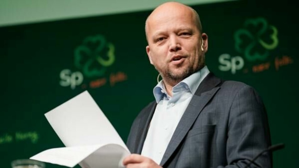 Sp-leder Trygve Slagsvold Vedum varsler en ny klimapolitisk linje nå som partiet er ute av regjering.