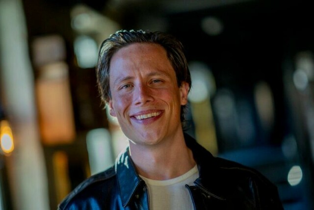 Emil Gukild under et pressetreff på Nedre Løkka Cocktailbar sist oktober.