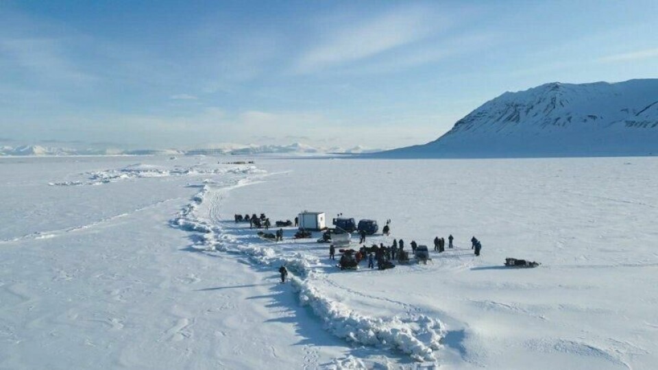 Norge er svært attraktivt som produksjonsland, ifølge bransjen, men mange velger bort Norge på grunn av begrenset mulighet for refusjon. Her fra innspillingen av Mission Impossible på Svalbard. Norge er svært attraktivt som produksjonsland, ifølge bransjen, men mange velger bort Norge på grunn av begrenset mulighet for refusjon. Her fra innspillingen av Mission Impossible på Svalbard. Foto: Paramount Pictures