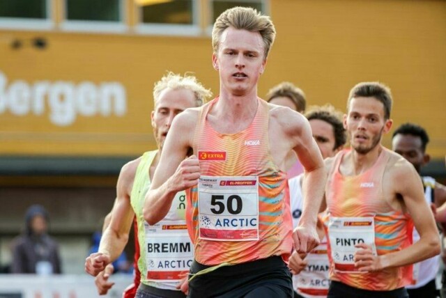 Narve Gilje Nordås vant 1500 meter på Jessheim fredag.
