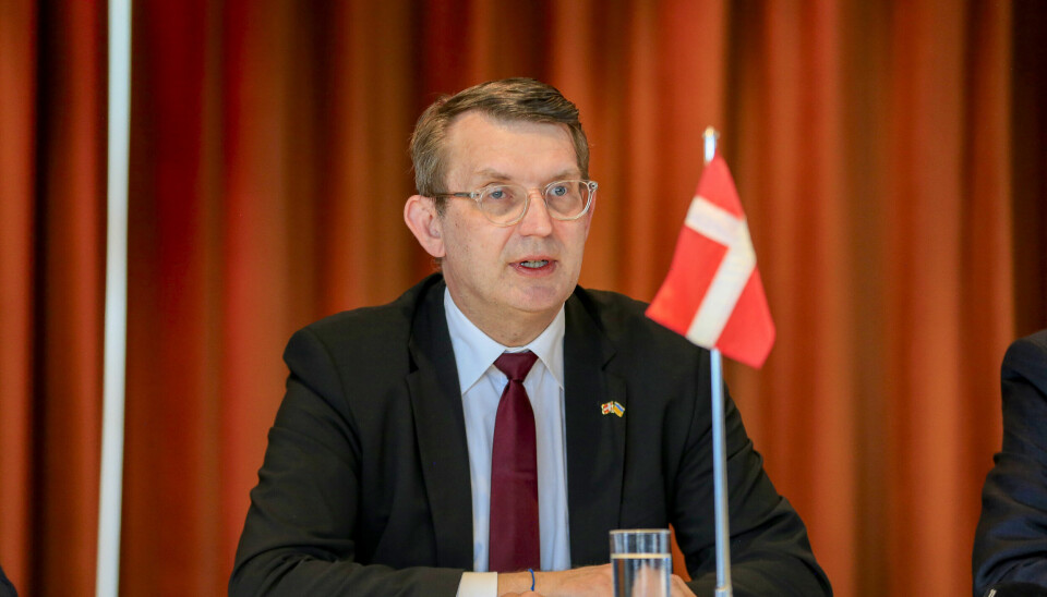Danmarks forsvarsminister Troels Lund Poulsen, her på et bilde fra april i fjor. Arkivfoto: Alvur Haraldsen / Ritzau Scanpix / NTB