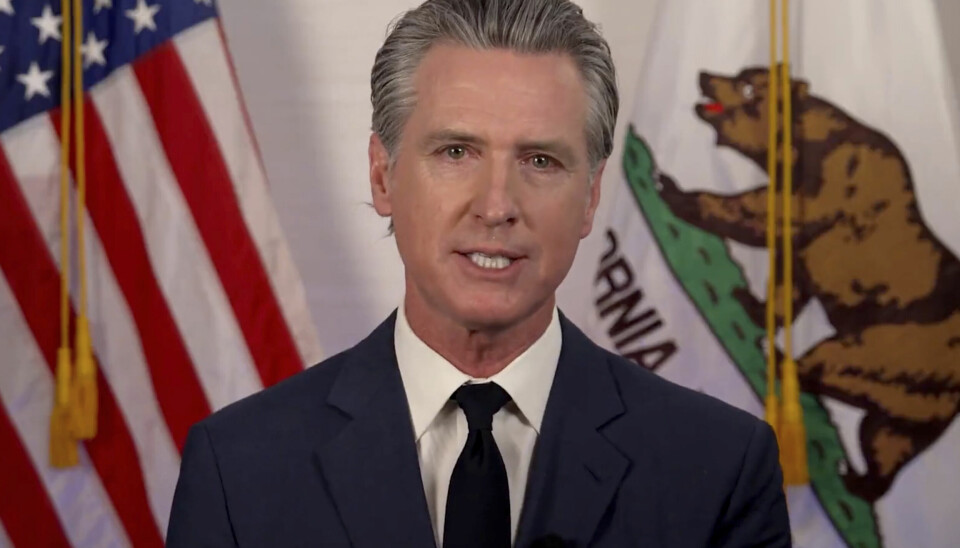 – Senere kommer turen til andre delstater, advarte California-guvernør Gavin Newsom i en tale tirsdag kveld lokal tid.