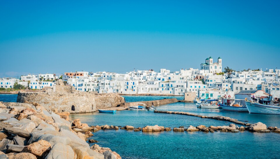 Snart kan det bli slutt på å ta ut kontanter med bankkort i minibanker i Hellas. Her er Naousa avbildet.