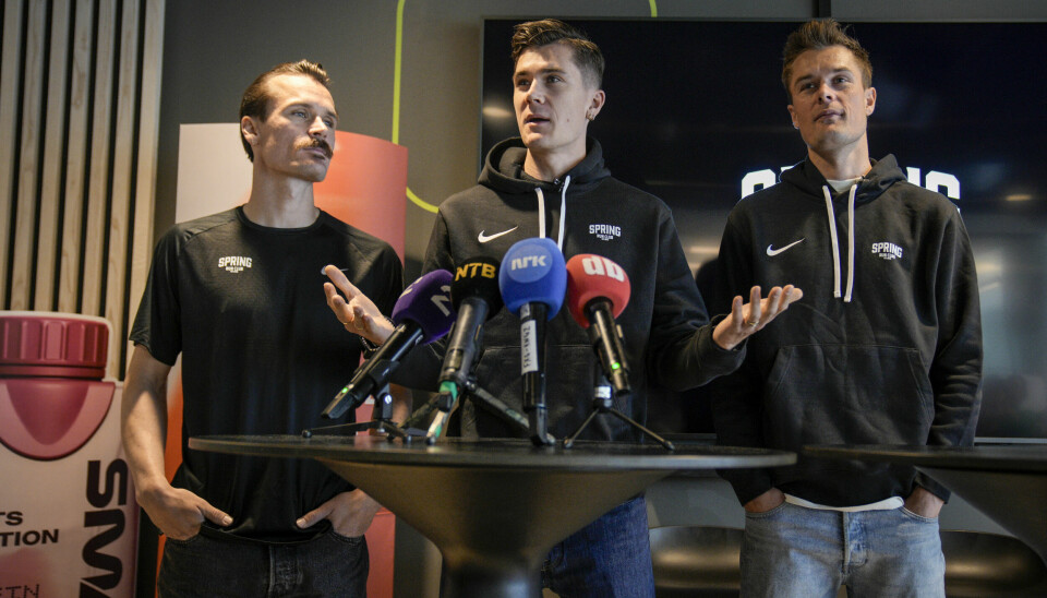 Jakob, Filip og Henrik Ingebrigtsen lanserte nytt prosjekt.