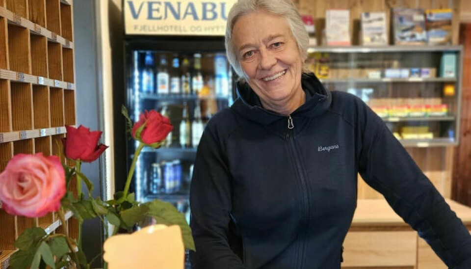 PÅ FJELLET: Line Tvete driver Venabu fjellhotell på Venabygdsfjellet – og var her på jobb mens bilen hennes tilsynelatende kjørte rundt i Oslos gater.