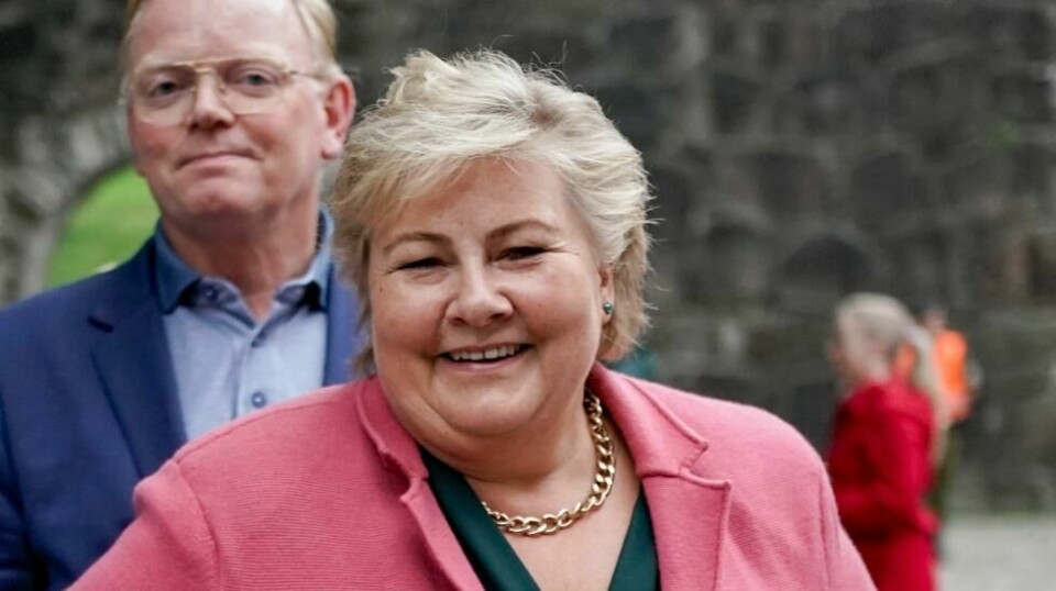 Sindre Finnes er fortsatt gift med, mange vil mene for, Erna Solberg.