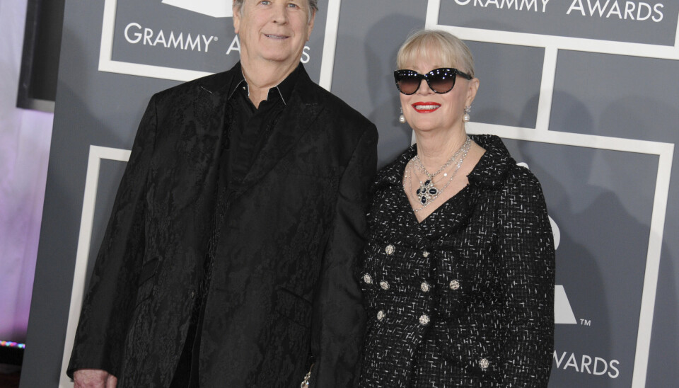 Brian Wilson mistet kona Melinda Ledbetter Wilson i fjor etter 28 års ekteskap. Her er de på Grammy-prisen i 2013.