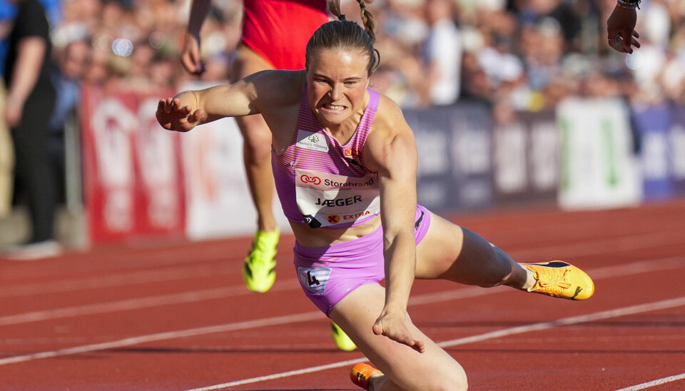 Henriette Jæger satte norsk rekord på 400 meter.