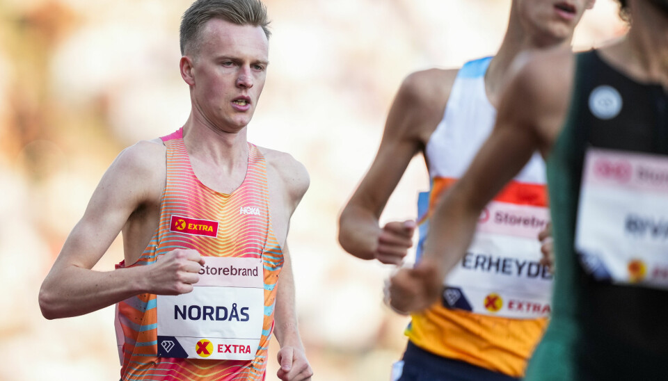 Narve Gilje Nordås satte personlig årsbeste i Ostrava tirsdag. Her fra Bislett Games.
