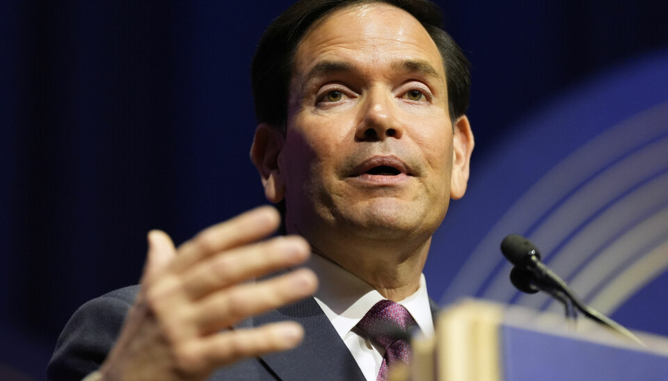 USA er ikke involvert i angrepet, sier utenriksminister Marco Rubio.