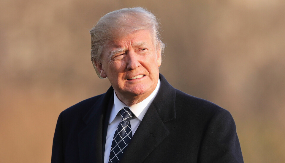 USAs president Donald Trump.