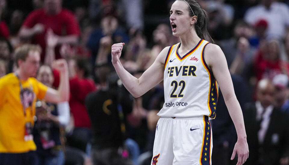 Caitlin Clark var lørdag tilbake på basketballbanen etter skade.