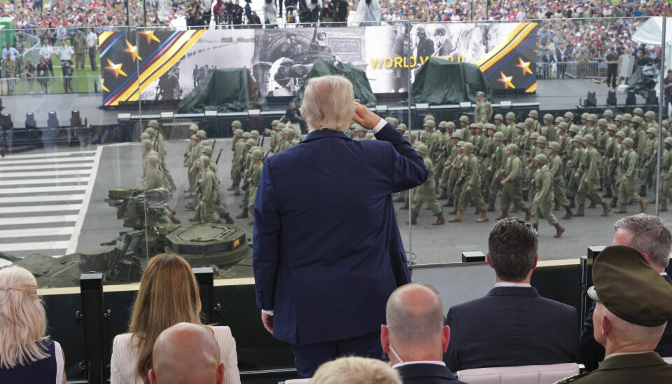 President Donald Trump gjorde honnør flere ganger.