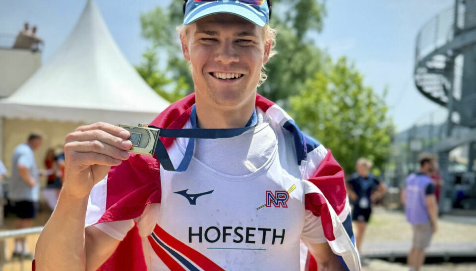 Handout. Bildet inngår i NTBs tilbud til abonnenter på nyhetsfoto. Bildet skal kun benyttes i forbindelse med angitt sak.
Jonas Juel rodde inn til en sterk 3.-plass i singelsculler under verdenscupen i italienske Varsese søndag.