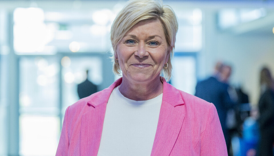 Siv Jensen har fått et nytt styreverv i Huseierne. Her fra en tidligere anledning.