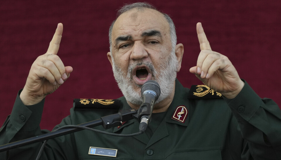 Revolusjonsgardens leder Hossein Salami er blant de drepte i de israelske angrepene.