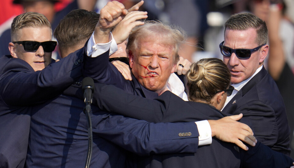 Daværende presidentkandidat Donald Trump ble forsøkt drept under et valgmøte i Butler i Pennsylvania i fjor.