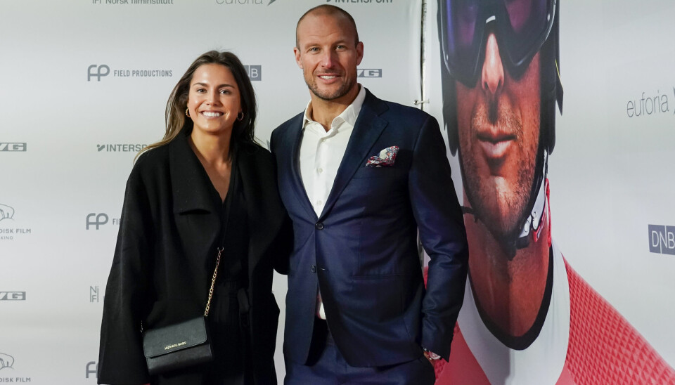Amalie Iuel og Aksel Lund Svindal fotografert i 2021.