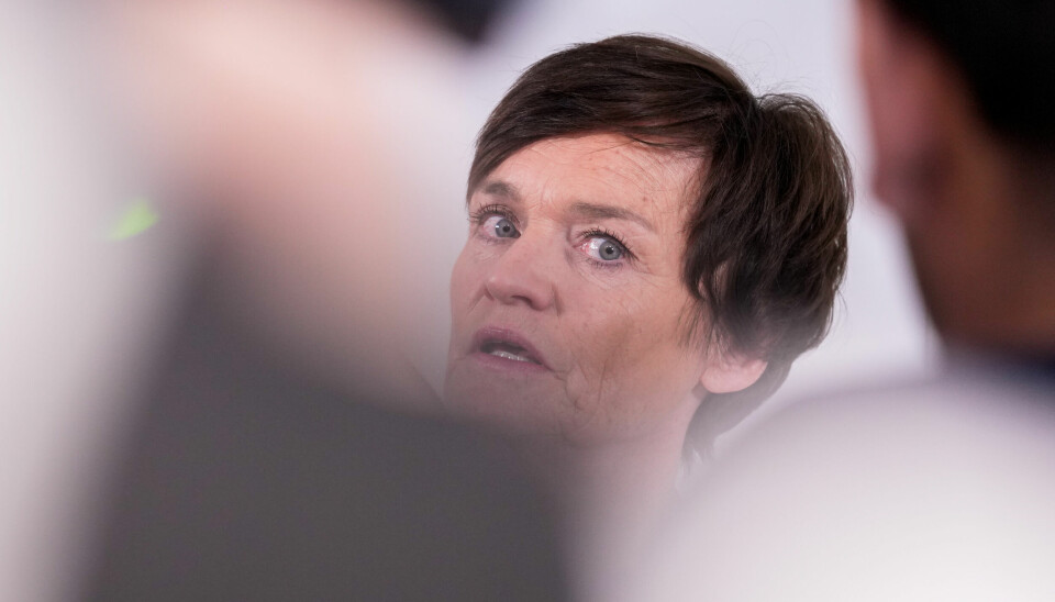Bistandsadvokat Mette Yvonne Larsen da hun kommenterte dommen i saken som omhandler Gjert Ingebrigtsen.