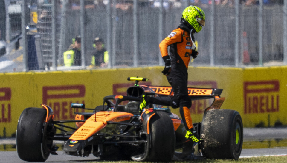 Lando Norris vraket bilen i Canada.