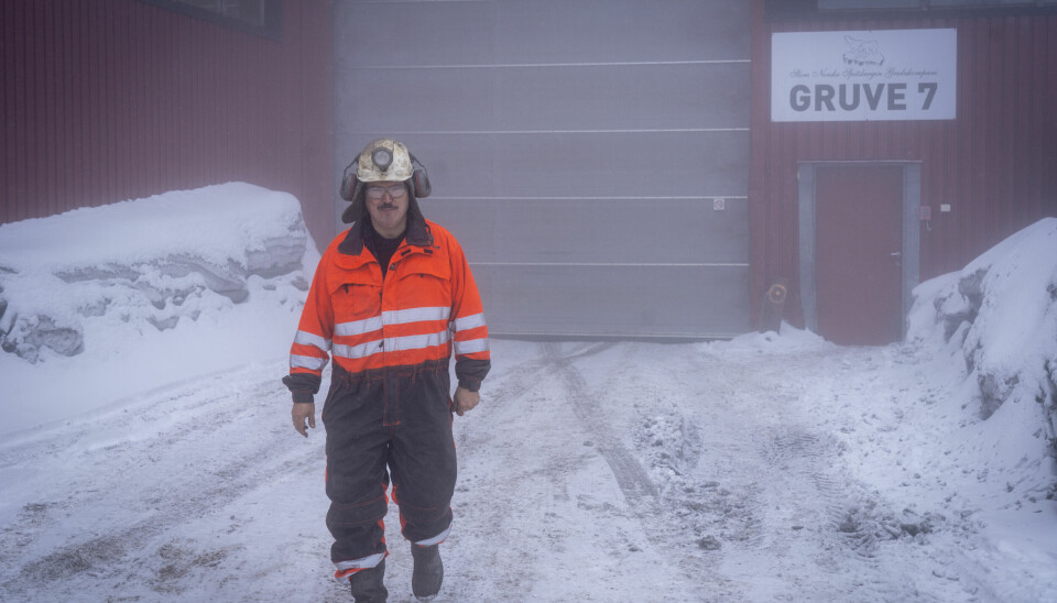 Gruvearbeider Svein Jonny Albrigtsen, som også er leder i Svalbard Ap, mener nedleggelsen av Gruve 7 bærer preg av symbolpolitikk. Arkivfoto: Ole Berg-Rusten / NTB