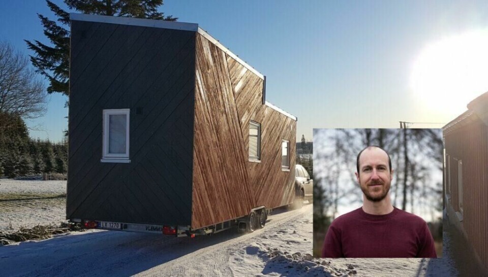 Mikrohus blir stadig mer populært, både med og uten hjul. (Foto: Ola Stedje Hanserud)