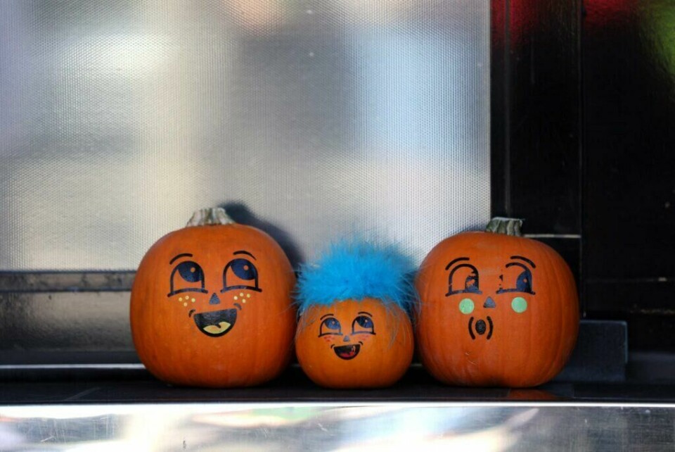 Gresskar i stedet for utrygge halloween-effekter (Foto: NTB / AFP)