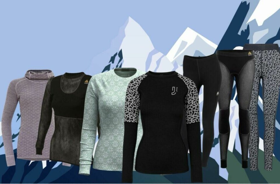 Ullundertøy skal både varme, være behagelig, ikke klø og regulere temperaturen godt. Disse ull-settene fra Devold, Johaug, Helly Hansen, Aclima og Smartwool mener ekspertene at er best i test til dame! (Foto: Montasje av Cecilie Aasland / ABC Startsiden)