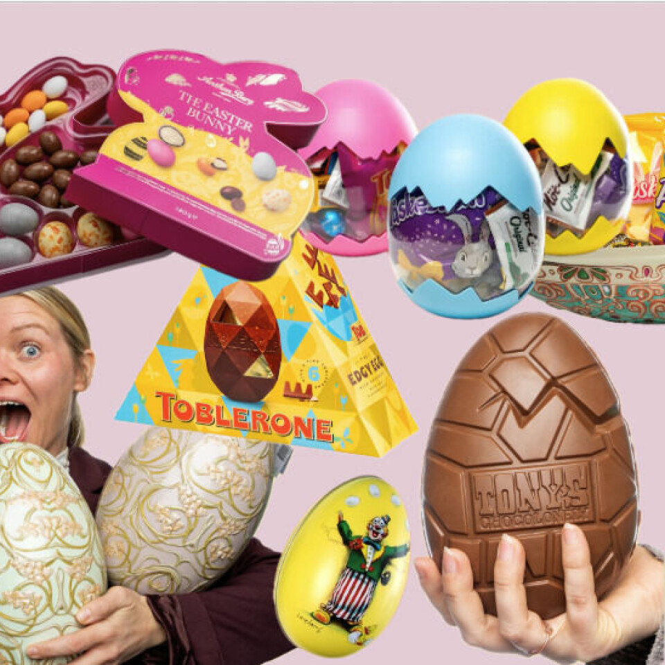 Påskeegg er en tradisjon som gleder store og små. Vi har funnet de beste påskeeggene til deg for 2025 (Foto: Montasje laget av Startsiden med bilder fra Coolstuff og produsenter)