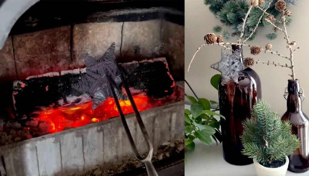 Stjernepynt: Hvordan lage en stjerne av ståltråd - Startsiden Guider