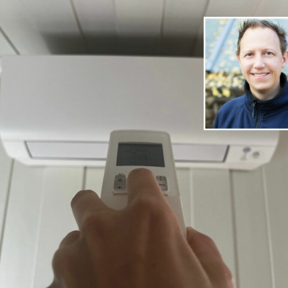 Visste du at du kan mer enn halvere energiforbruket til oppvarming ved hjelp av en varmepumpe? Eller at det finnes en innstilling på varmepumpen som gjør den mer effektiv? Akkurat i det kulden biter seg fast i det ganske land og strømprisene øker, forteller vi hvilken instilling det er snakk om! (Foto: Cecilie Aasland (ABC Startsiden) / Einar Gulbrandsen fra (Varmepumpeforeningen))
