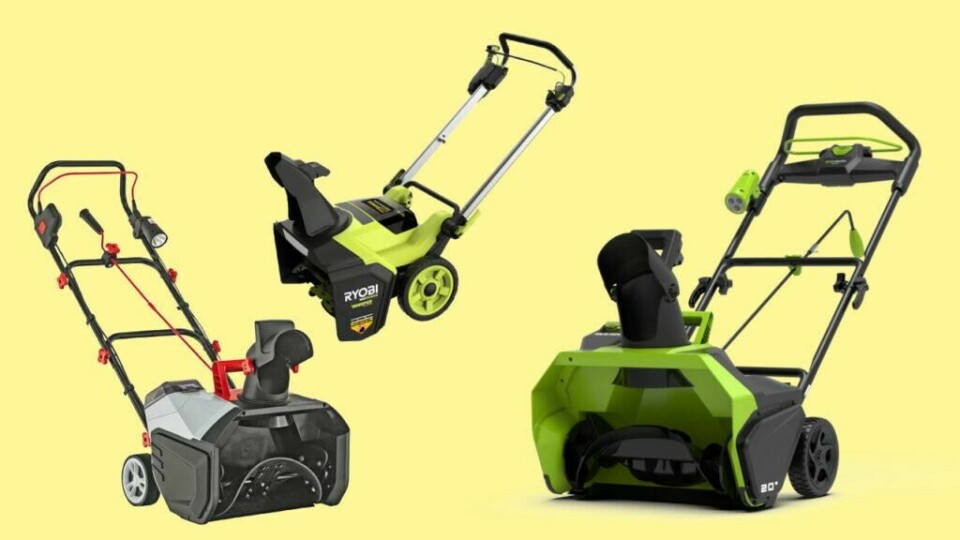 Vi har funnet et knippe gode batteridrevne snøfresere! (Foto: Startsiden)