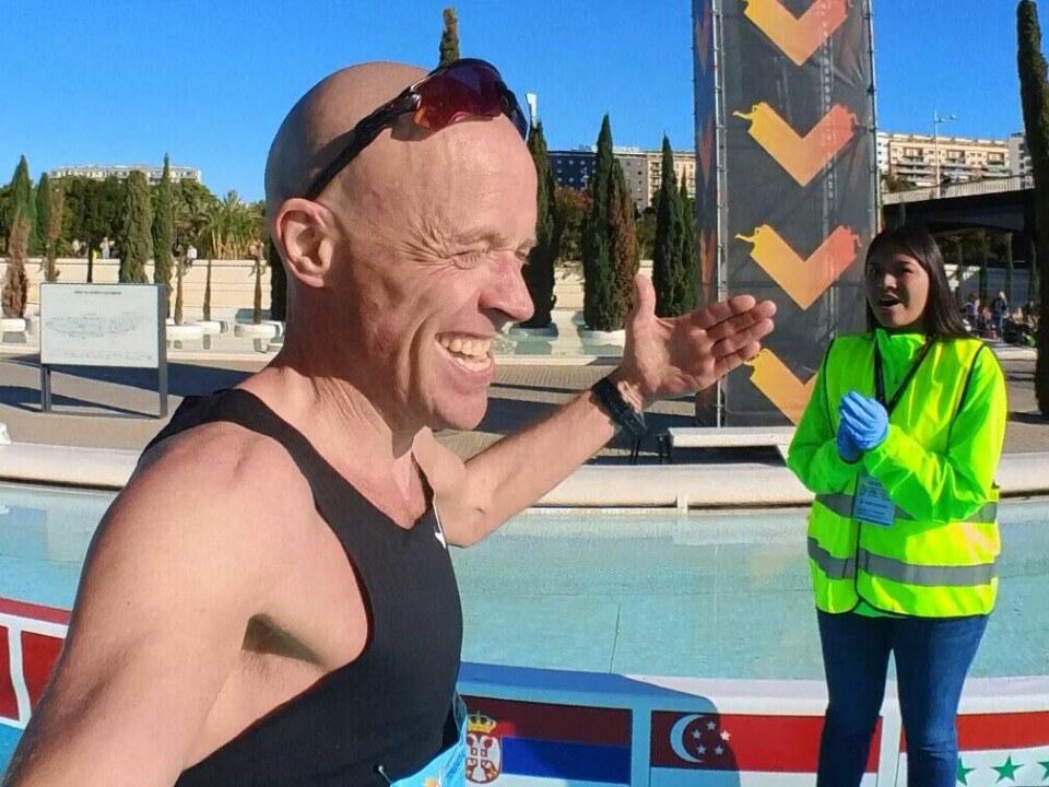 Treningsreisen mot Valencia Marathon for blant annetAndreas Gossner fra Løpetrening.no- over 400 nordmenn skal løpe i Valencia.