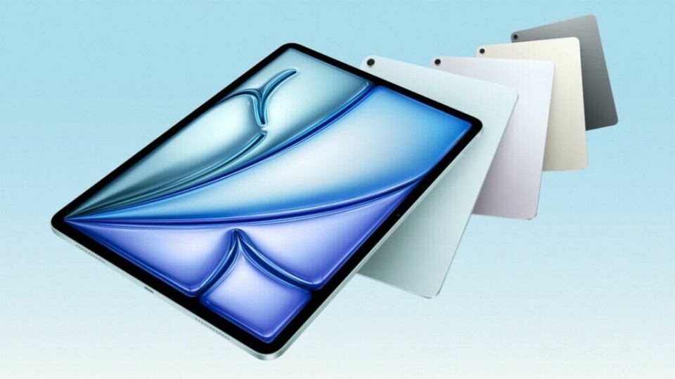 Nye iPad Air kommer i fire farger og to størrelser. (Foto: Apple)