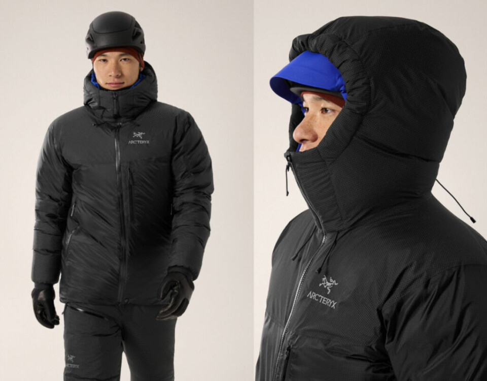 Vinterjakken Alpha Parka fra Arc'teryx er designet for ekstreme vinterforhold med et teknisk og funksjonelt snitt. (Foto: Arc'teryx) Bildet viser en mann som har på seg en vinterjakke fra Arc'teryx, nærmere bestemt en Alpha Parka. Jakken er svart og designet for ekstreme vinterforhold med et teknisk og funksjonelt snitt. Den har en justerbar hette som sitter tett rundt hodet, og hetten er stor nok til å brukes med en hjelm, som vist på bildet. Logoen til Arc'teryx er synlig på brystet, og jakken har flere vanntette glidelåslommer for oppbevaring. Jakken ser ut til å være laget av et robust, ripstop-materiale, som gir både værbeskyttelse og slitestyrke. Den er tydelig designet for kalde, alpine forhold, med god isolasjon og praktiske funksjoner for friluftsbruk. Vi har funnet frem årets varmeste vinterjakker til herre i 2024!