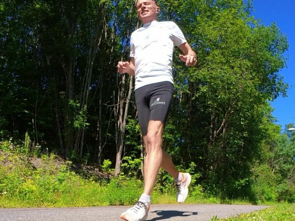 God løpeteknikk hjelper deg med løpetreningen.Andreas Gossner fra Løpetrening.notrener selv ofte på løpeteknikk. (Foto: Andreas Gossner / løpetrening.no )