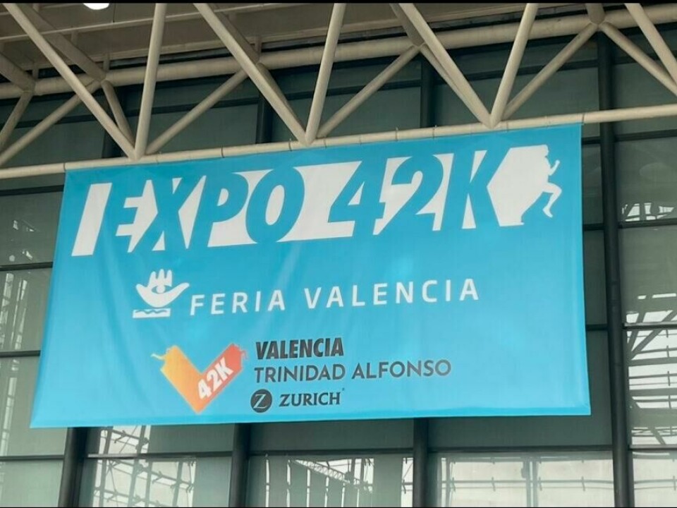 Expo Valencia Marathon 2024. Løpet som denne gang måtte gå utenAndreas Gossner fra Løpetrening.nosom ble syk og ikke kunne stille til start.