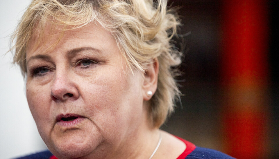 Erna Solberg og Høyre sliter fremdeles på meningsmålingene. På den nyeste fra Dagbladet, NRK og Vårt Land får partiet kun 15,8 prosents oppslutning.
