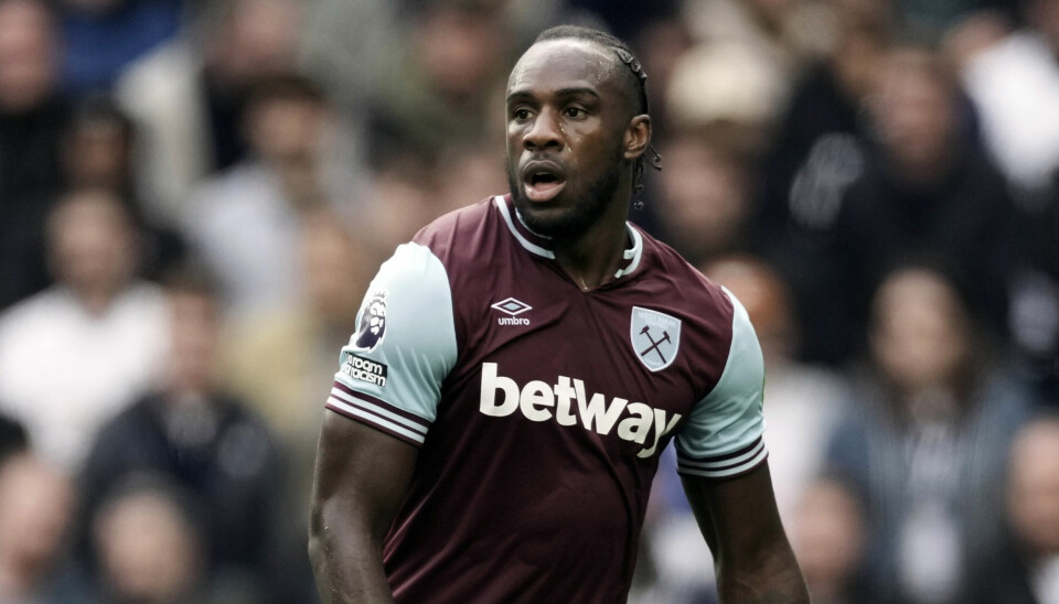 Michail Antonio er tilbake etter bilulykken.