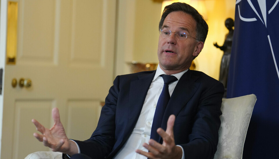 Nato-sjef Mark Rutte sier alle medlemslandene når målet om å bruke 2 prosent av BNP på forsvar. Island, som ikke har noen fast hær, er unntatt fra 2 prosent-målet.